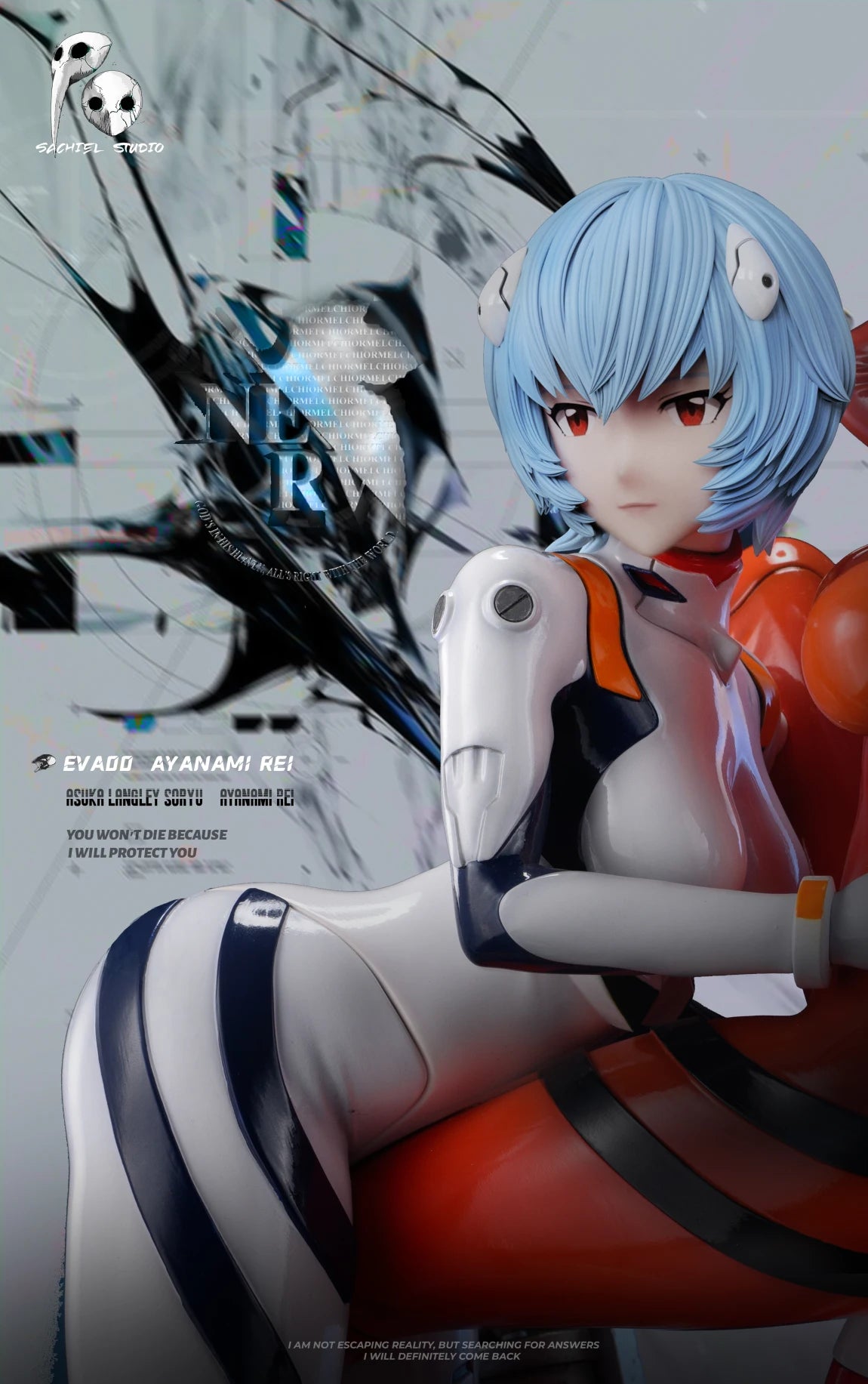 1/4 Scale Asuka Langley Soryu & Ayanami Rei-EVA-SACHIEL STUDIO 1