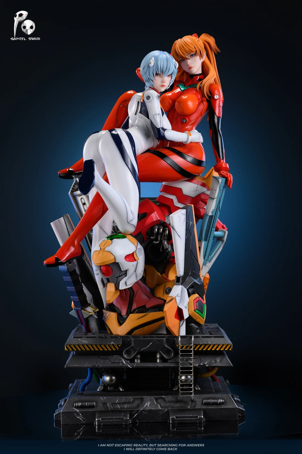 1/4 Scale Asuka Langley Soryu & Ayanami Rei-EVA-SACHIEL STUDIO 1