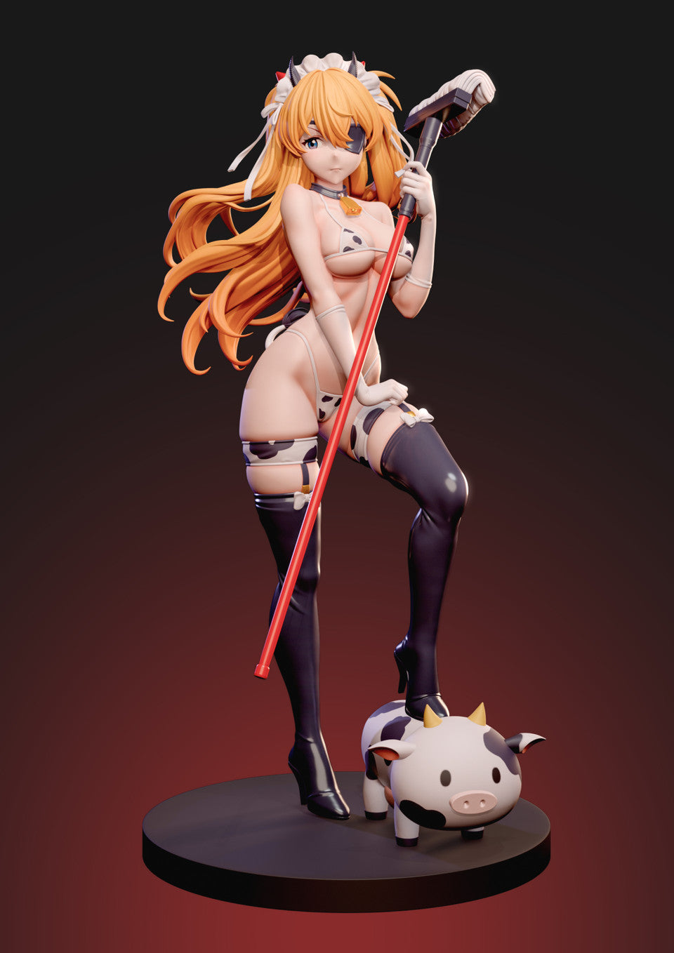 1/6 Scale Cow Maid Asuka-(EVA) EVAngelion-Midnight Studio