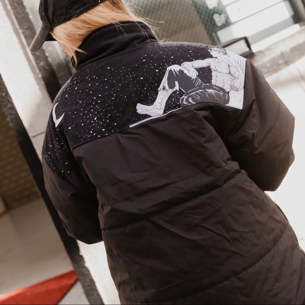 Guts Embroidery Puffer Jacket