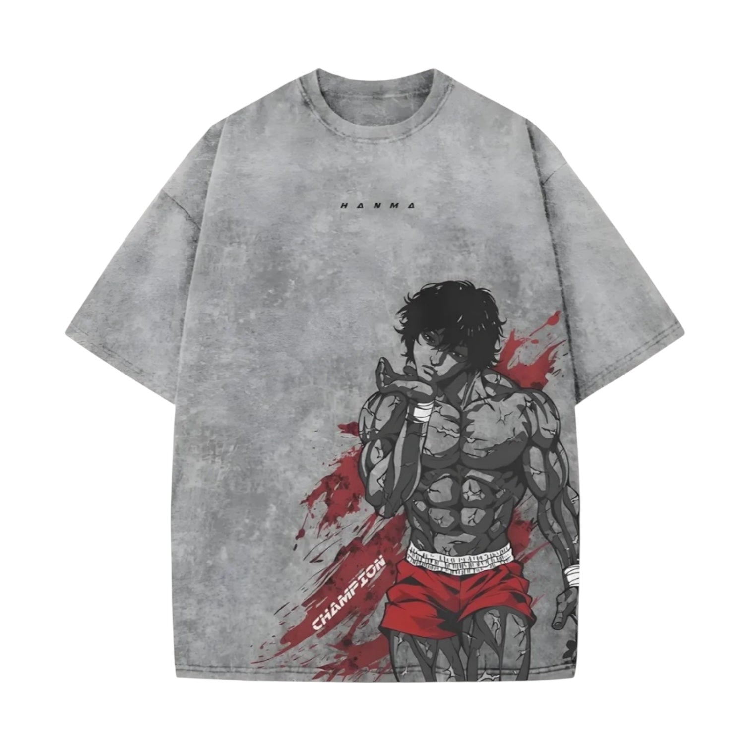 Baki Hanma Washed T-shirt