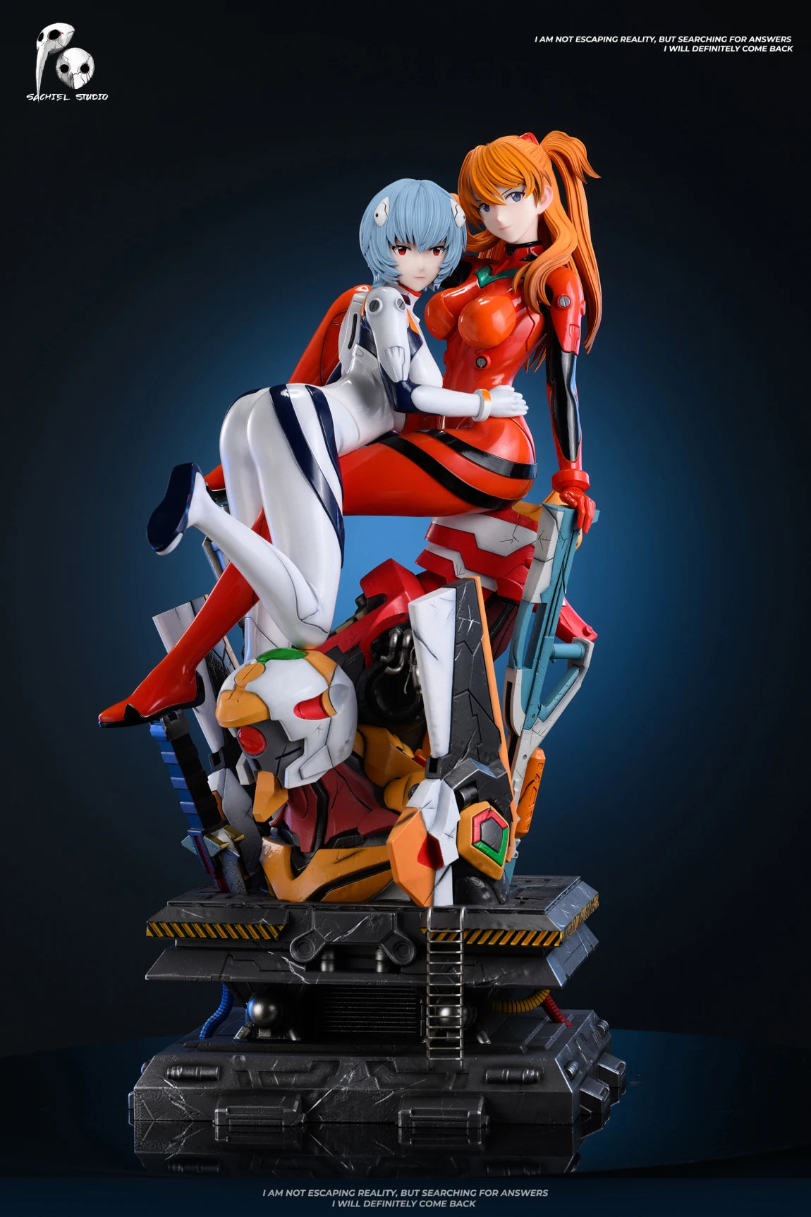 1/4 Scale Asuka Langley Soryu & Ayanami Rei-EVA-SACHIEL STUDIO 1