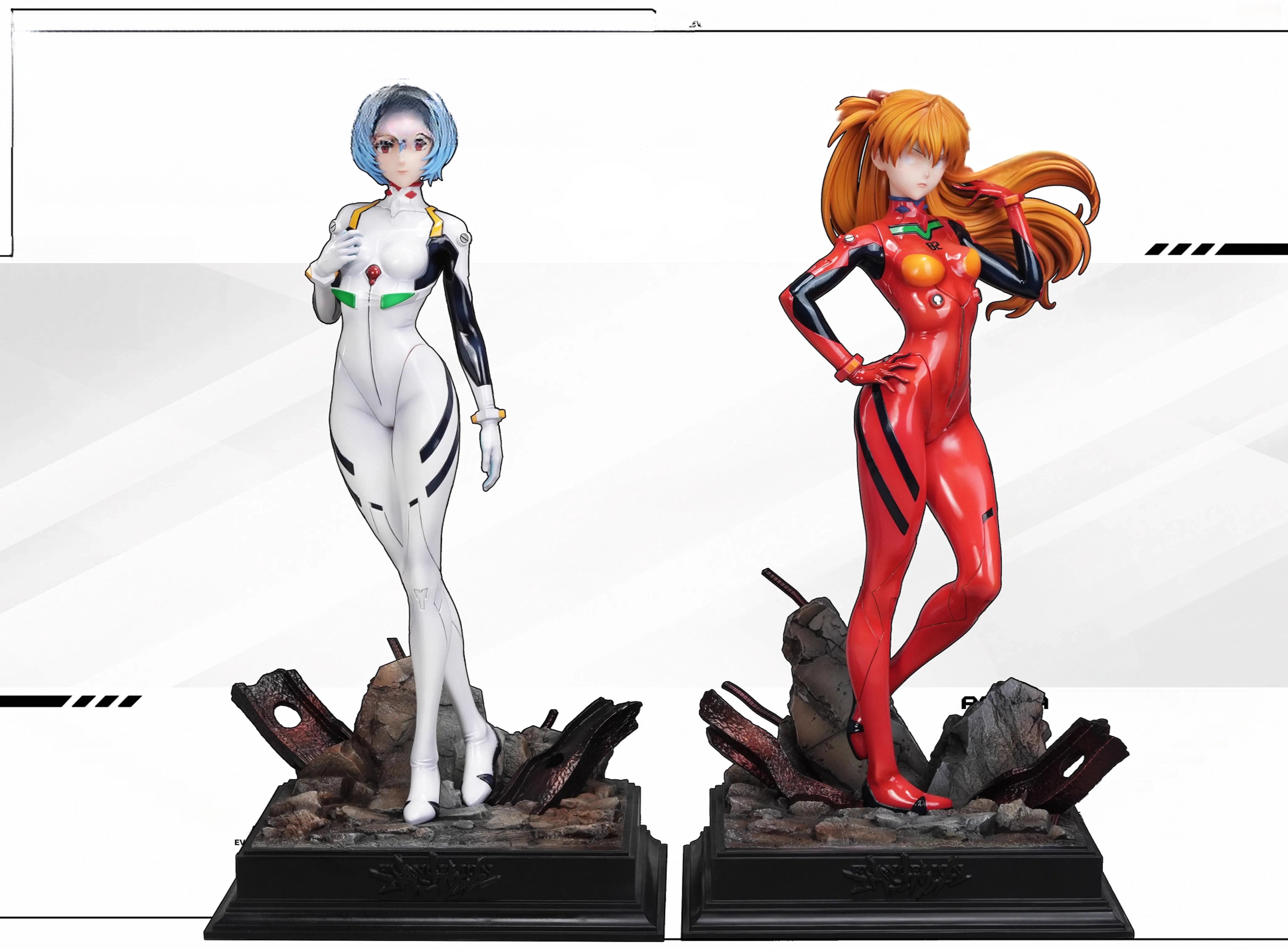 1/4 Scale Asuka Langley Soryu & Ayanami Rei-EVA-HeRa Studio 1