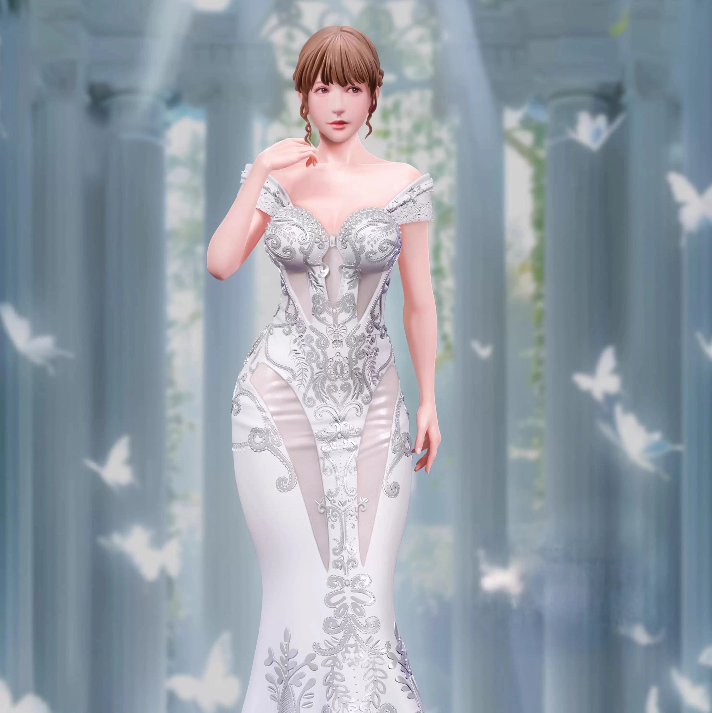 1/6 Scale Pure White Dressed Mikami Yua-Honey select Studio