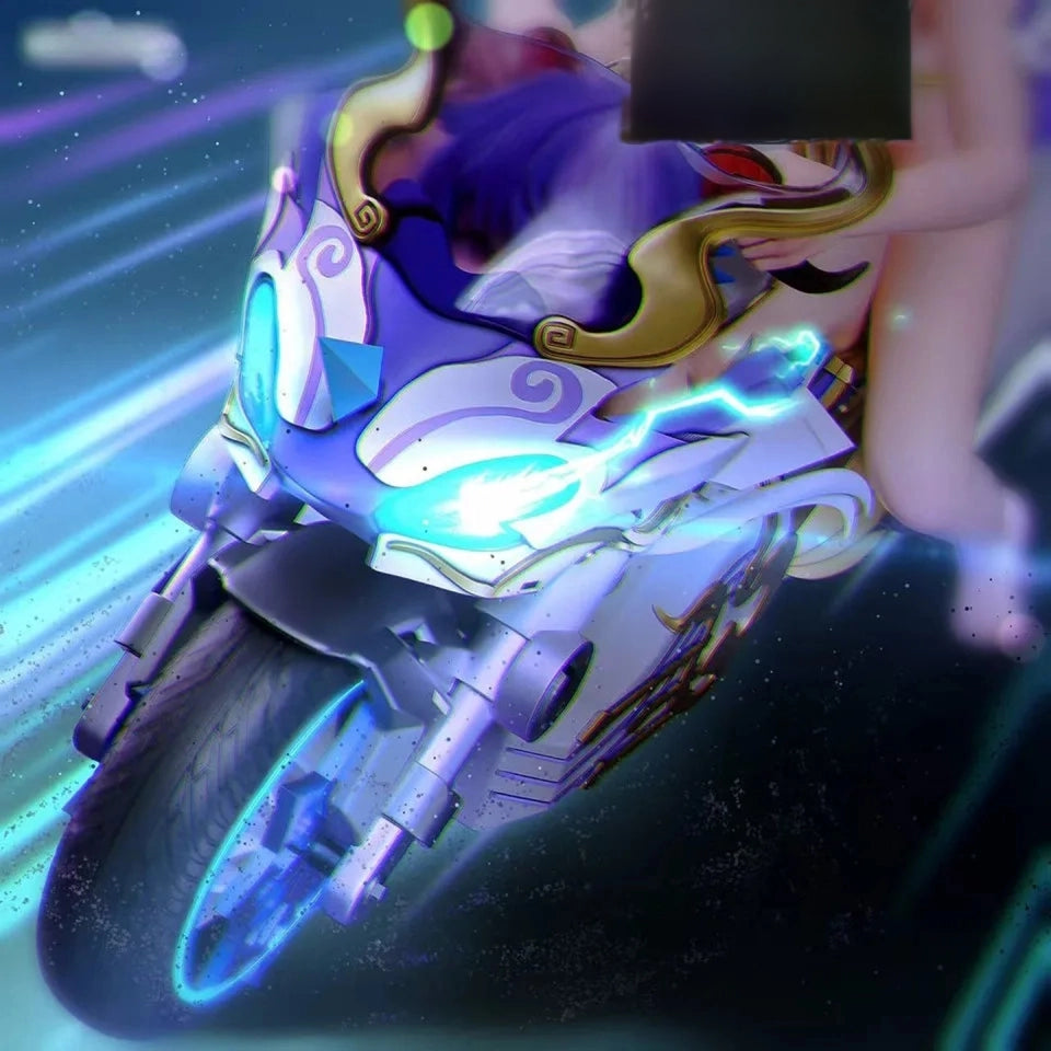 Firefly and Ganyu Motorcycle-Fish Head Studio