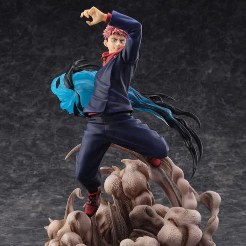 Jujutsu Kaisen Estatua PVC SHIBUYA SCRAMBLE FIGURE 1/7 Yuji Itadori 31 cm