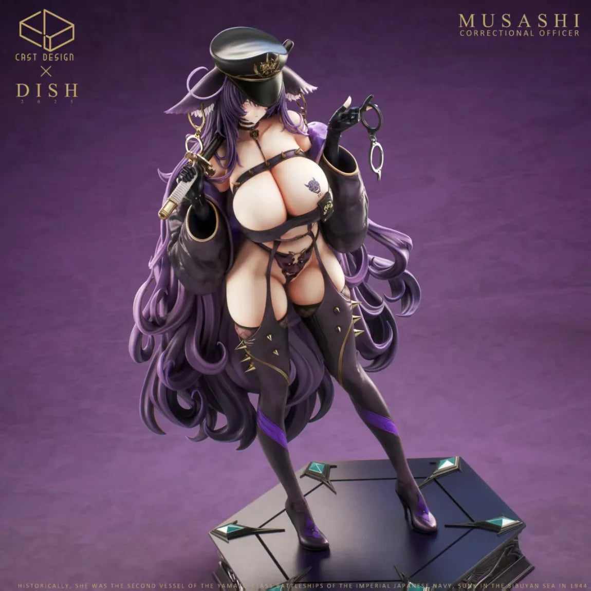 1/6 and 1/4 Scale Correctional Officer Musashi-Cast Design Studio X Dish