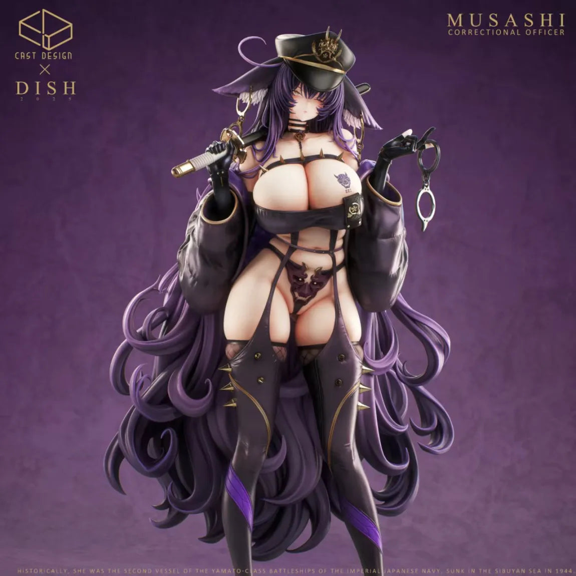 1/6 and 1/4 Scale Correctional Officer Musashi-Cast Design Studio X Dish