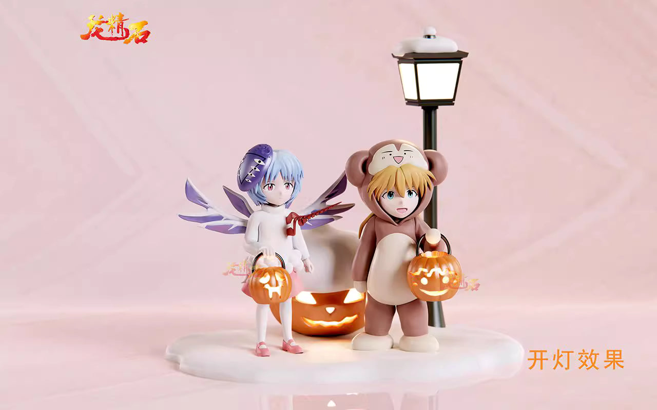 Halloween Childhood Rei Ayanami & Asuka Langley Soryu-(EVA) EVAngelion-ljs Studio