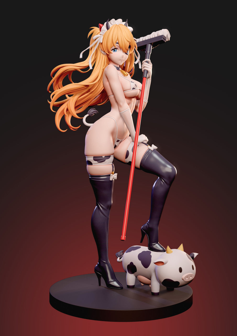 1/6 Scale Cow Maid Asuka-(EVA) EVAngelion-Midnight Studio