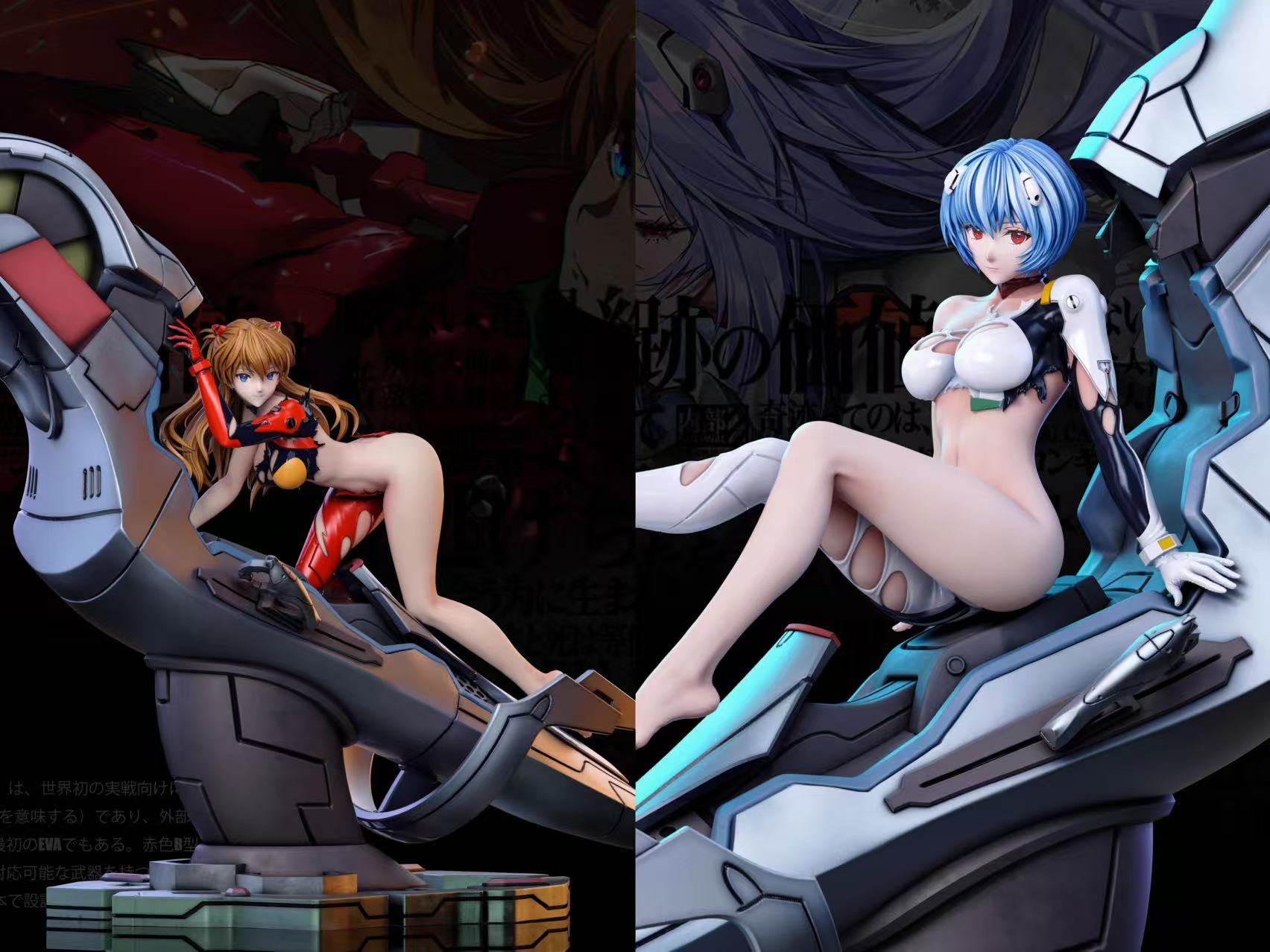 1/6 Scale Asuka Langley Soryu and Ayanami Rei-Pink Lady Studio