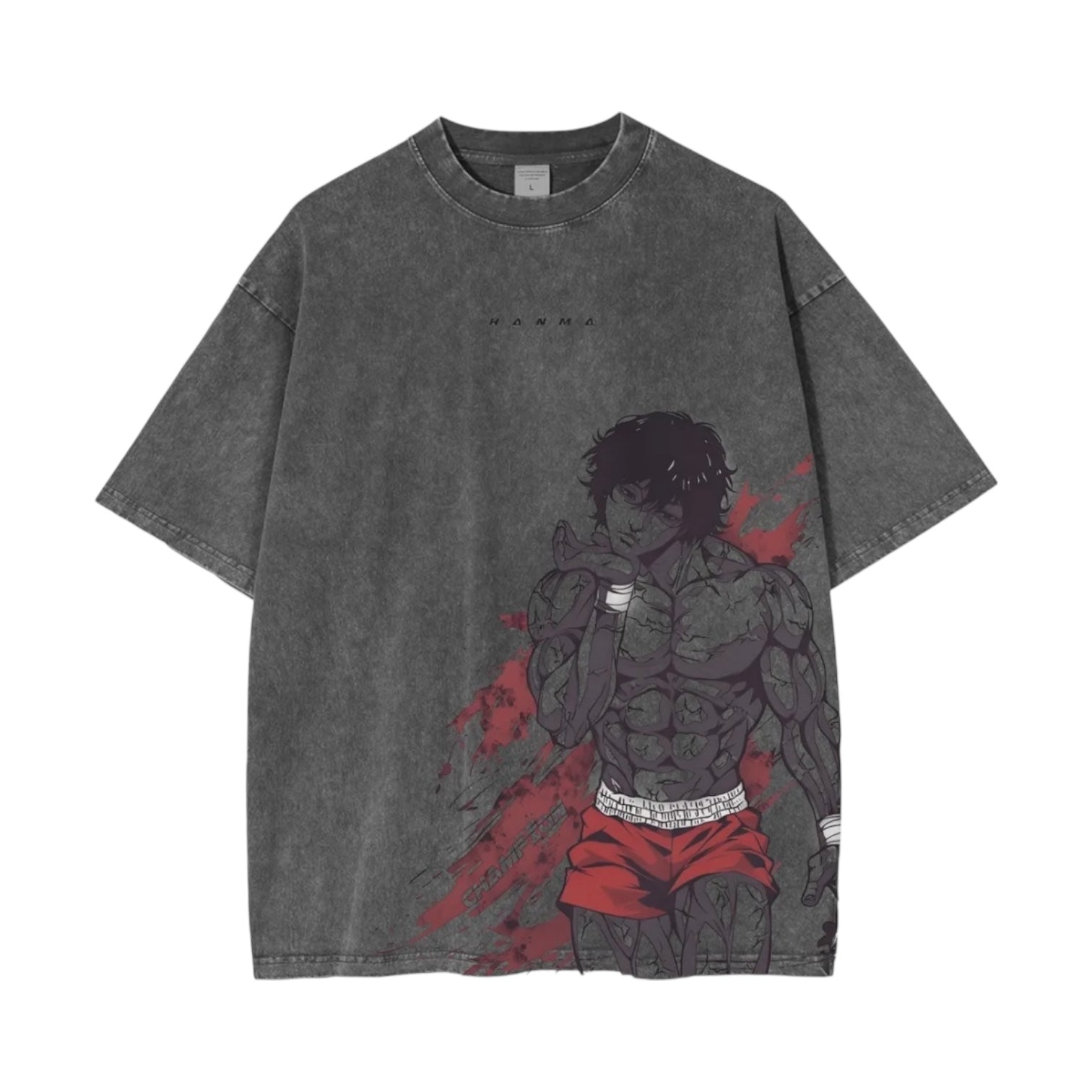 Baki Hanma Washed T-shirt