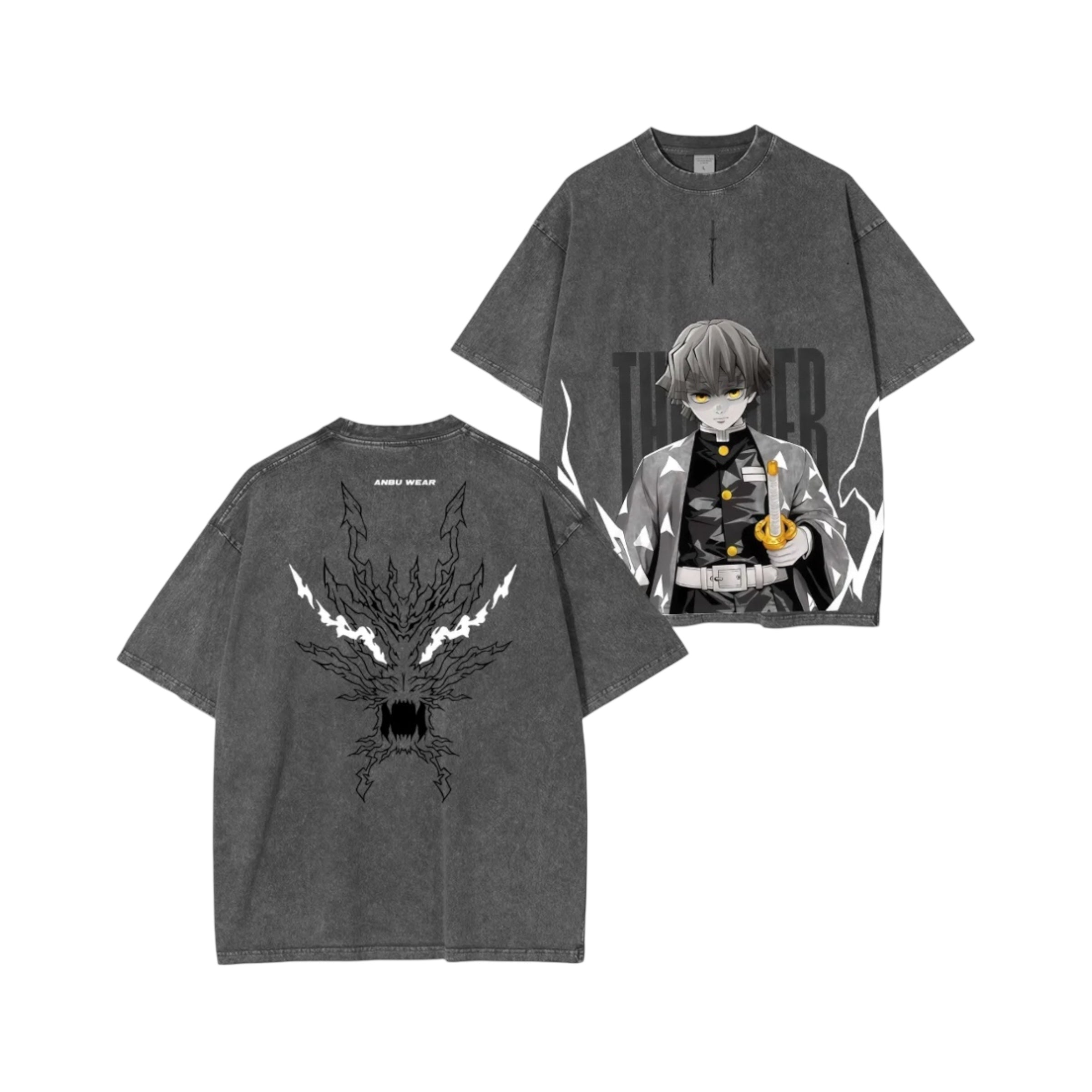 Zenitsu Demon Slayer Unisex Washed Tee
