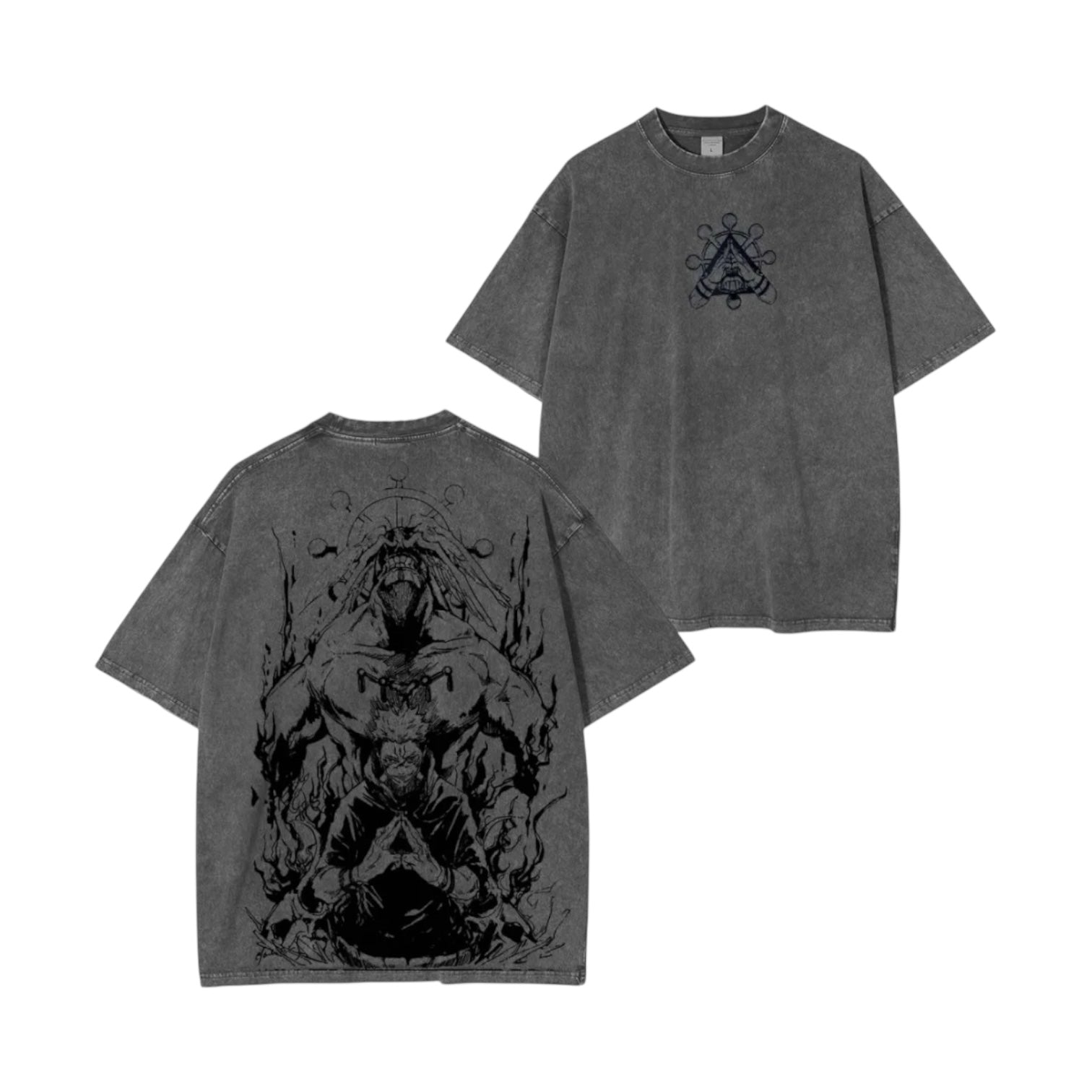 Sukuna & Mahoraga Vintage Washed Unisex T-Shirt
