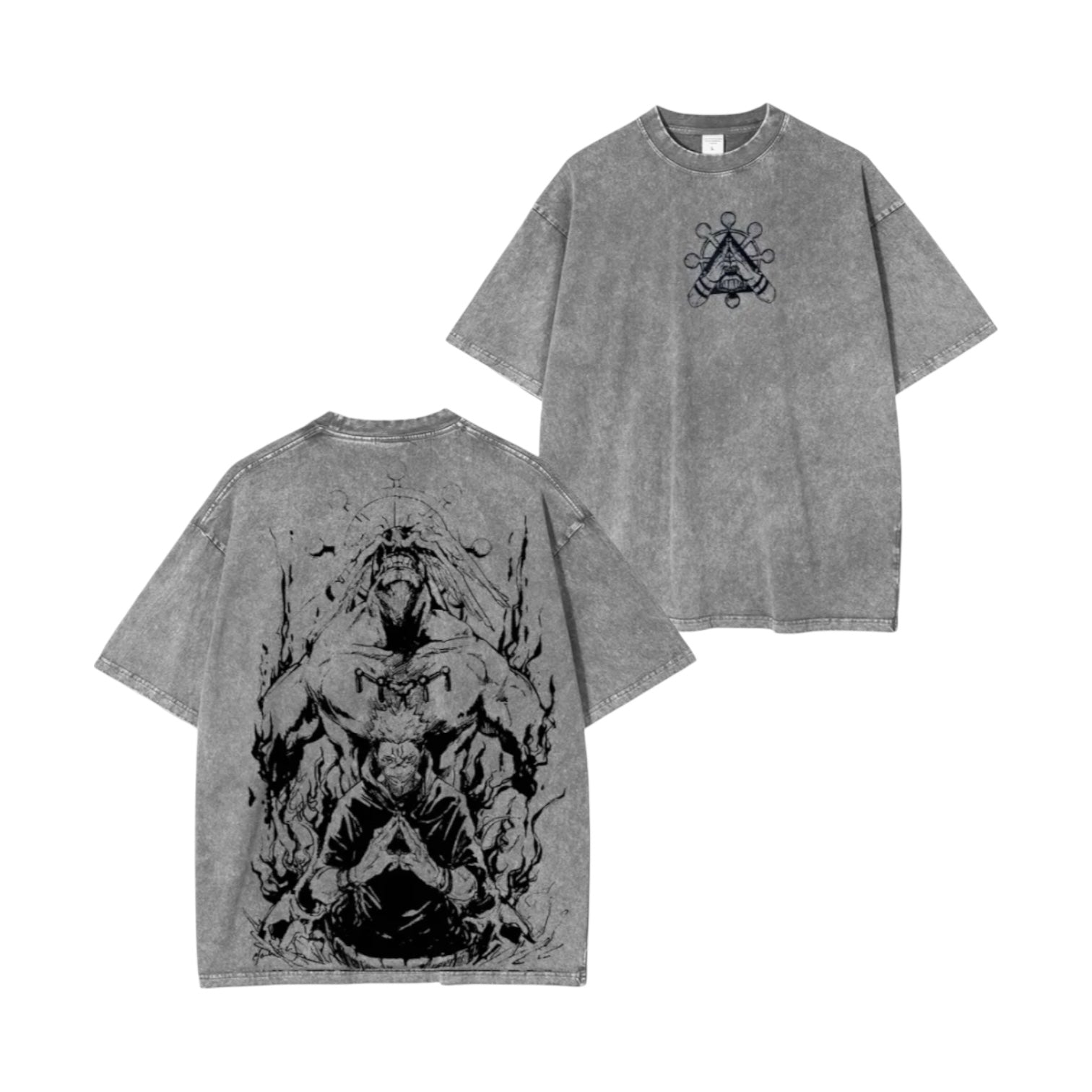 Sukuna & Mahoraga Vintage Washed Unisex T-Shirt