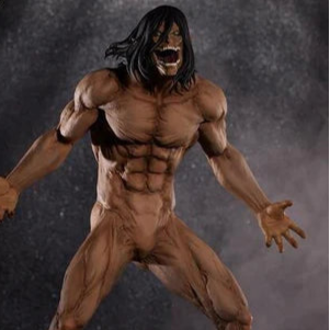 Shingeki no Kyojin The Final Season - Eren Kyojin - Ichiban Kuji Shingeki no Kyojin ~Jiyuu o Motomete~ - Mega Impact - A Prize (Bandai Spirits)