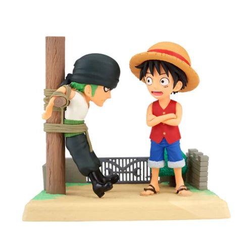 Figura Monkey D Luffy & Roronoa Zoro Log Stories One Piece 7cm