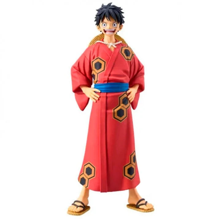 Figura Monkey D Luffy Wanokuni Yukata The Grandline Series One Piece 16cm