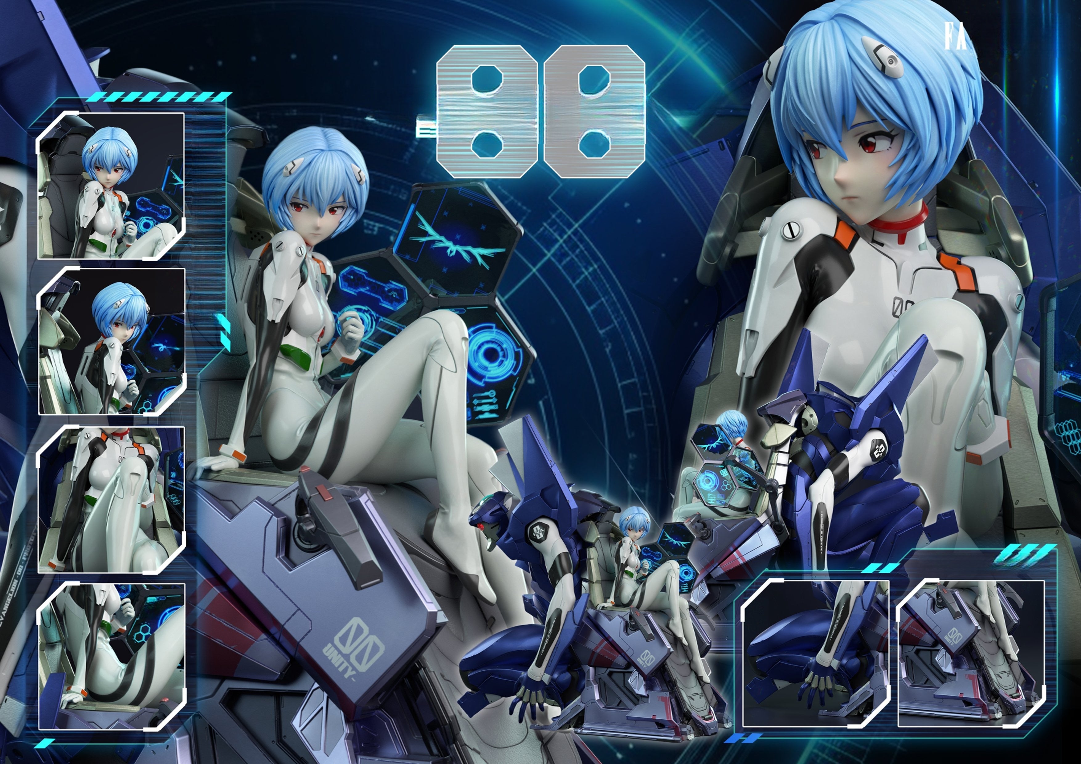 1/4 Scale Ayanami Rei-EVA-FA Studio