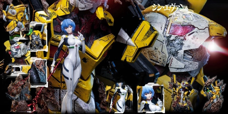 1/6 Scale Asuka and Ayanami Rei-(EVA) EVAngelion-Imagination Studio 1