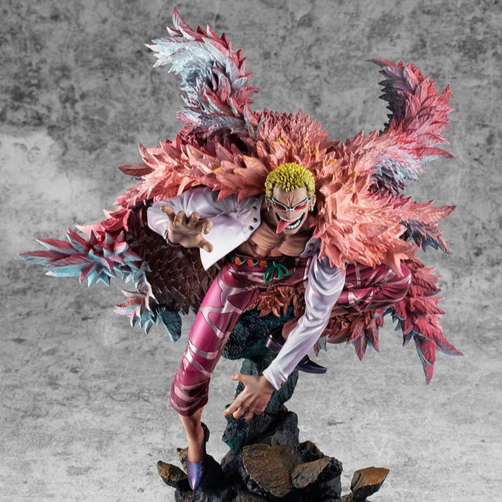 One Piece Estatua Excellent Model P.O.P. SA-Maximum Heavenly Demon Donquixote Doflamingo 35 cm